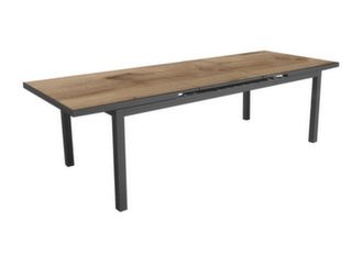 table alu hpl rectangulaire bois 180 240