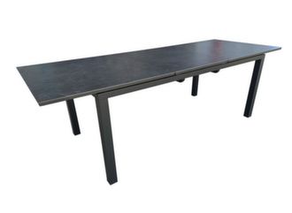 Table Mélodie 180/240 cm, plateau céramique